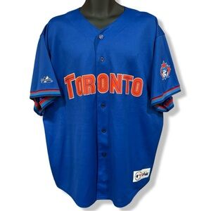 Vintage 90s Majestic Toronto Blue Baseball Jersey